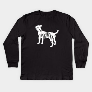 Jack russel white Kids Long Sleeve T-Shirt